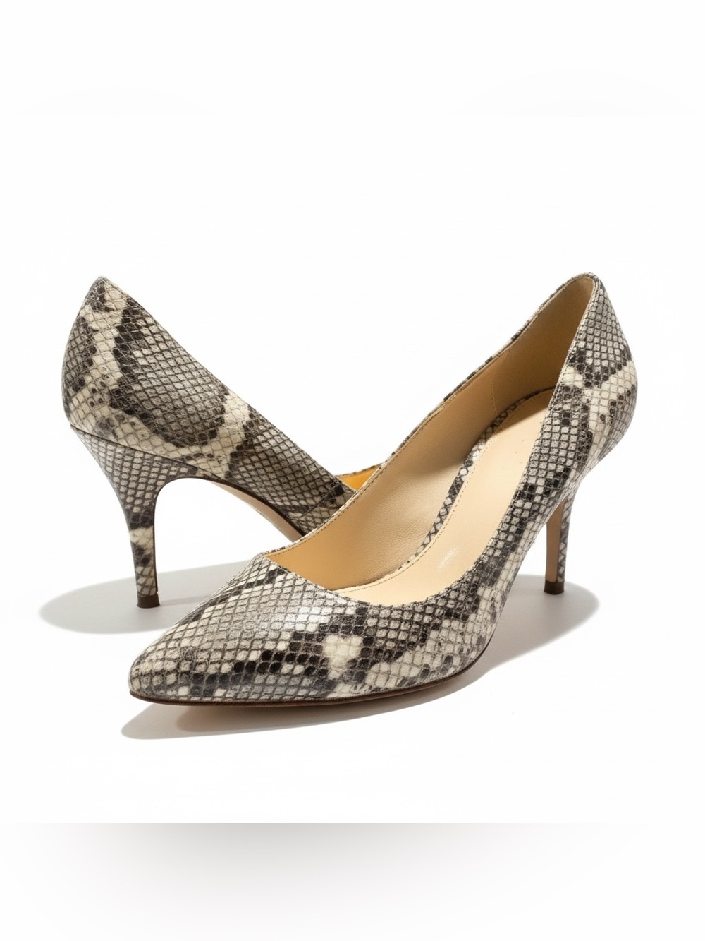 Kate Spade New York snakeskin pumps